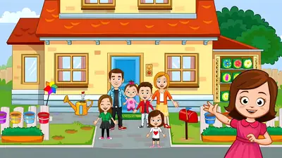 My Town Home: Family Playhouse - free online arcade game