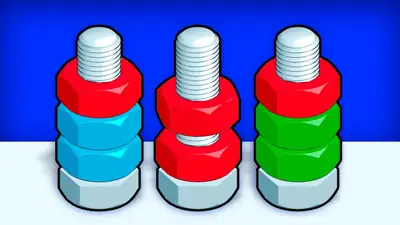 Nuts Puzzle: Sort By Color - free online adventure game