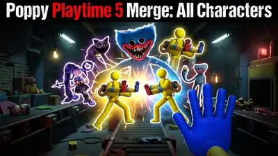 Poppy Playtime 5 Merge: All Characters - free online arcade game