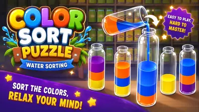Color Sort Puzzle Milk Tea Sorting - free online adventure game