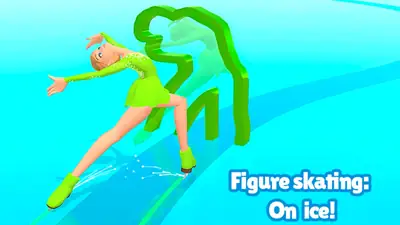 Figure skating: On ice! - free online puzzle game
