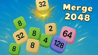 Merge 2048 - free online hypercasual game