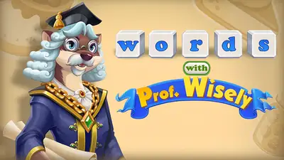 Words with Prof. Wisely - free online sports game