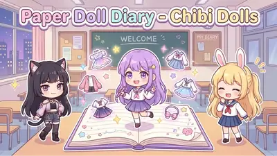 Paper Doll Diary - Chibi Dolls - free online adventure game