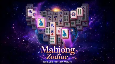 Mahjong Solitaire Zodiac - free online puzzle game
