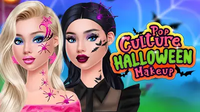 Pop Culture Halloween Makeup - free online action game