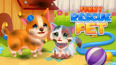 Funny Rescue Pet - free online puzzle game