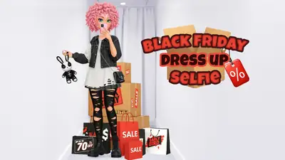 Black Friday Dress Up Selfie - free online shooting game