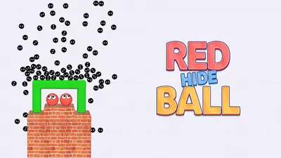 Red Hide Ball - free online action game