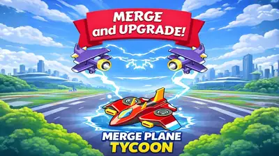 Merge Plane Tycoon - free online io game